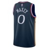 Camiseta Hombre NBA Philadelphia 76ers Tyrese Maxey 2025-26 Nike City Edition Navy Swingman